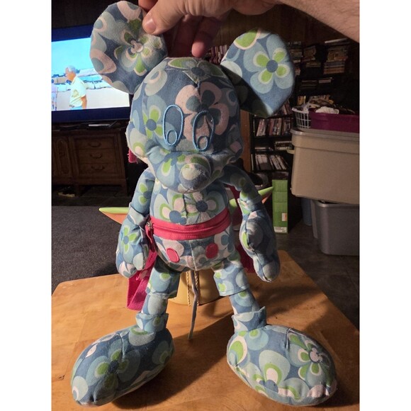 Handbags - Walt Disney World Kids Mickey Mouse Backpack Blue Flowers